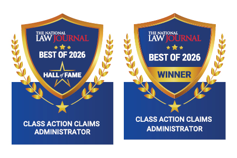 JND Legal Administration Named Best Class Action Claims Administrator in The National Law Journal Hall of Fame for Fifth Consecutive Year