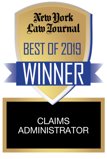 Best Claims Administrator, 1st Place (2019); Presented by the New York Law Journal